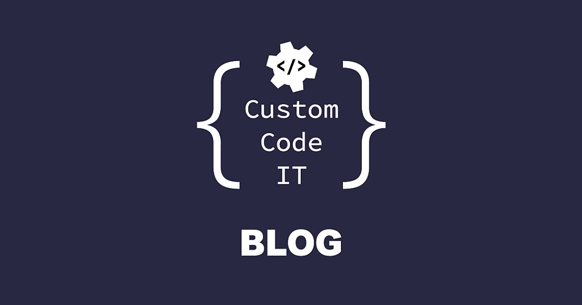 Blog | Custom Code IT